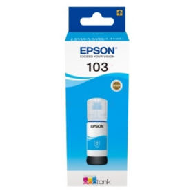 Image du produit pour Epson C13T00S24A - 103 Encre cyan 70ml pour Epson L 1110