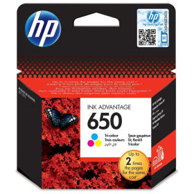 Image du produit pour Cartouche original HP CZ102AE / 650 - couleur - 200 pages