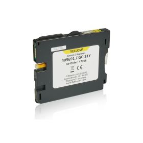 Image du produit pour Cartouche compatible Ricoh GC-31HY - 405704 - jaune - XL