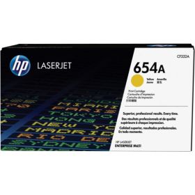 Image du produit pour HP 654A - CF332A Toner jaune