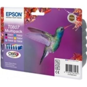 Image du produit pour Original Epson C13T 08074021 / T0807 Cartouche d'encre multi pack