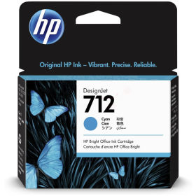 Image du produit pour HP 3ED67A - 712 Cartouche d'encre cyan 29ml pour HP DesignJet T 200