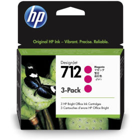 Image du produit pour HP 3ED78A - 712 Cartouche d'encre magenta MultiPack 29ml UE3 pour HP DesignJet T 200