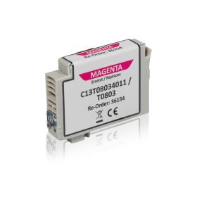 Image du produit pour Cartouche jet d'encre compatible EPSON T0803 magenta