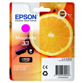 Image du produit pour Epson C13T33434010 - 33 Cartouche d'encre magenta