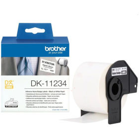 Image du produit pour Brother DK-11234 DirectLabel Étiquettes blanc 60mm x 86m 260 pcs pour Brother P-Touch QL/700/800/QL 12-102mm/QL 12-103.6mm