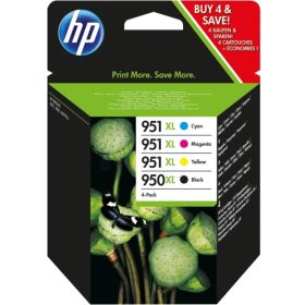 Image du produit pour HP C2P43AE- 950XL- 951XL Pack 4 cartouches noire, cyan, magenta, jaune