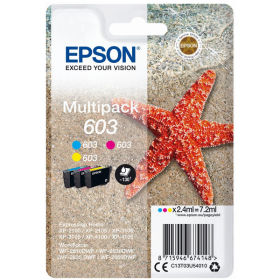 Image du produit pour Epson C13T03U54010 - 603 Cartouche d'encre multi pack C,M,Y