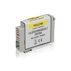 Image du produit pour Cartouche compatible Epson T0794 - C13T07944010 - jaune - XL