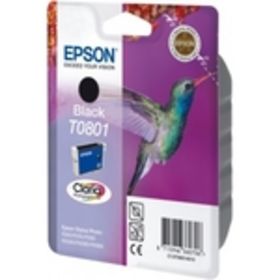 Image du produit pour Original Epson C13T 08014021 / T0801 Cartouche d'encre noire