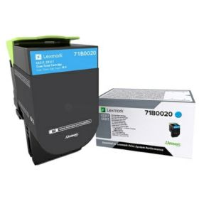 Image du produit pour Toner original Lexmark 71B20C0 - cyan - 2300 pages