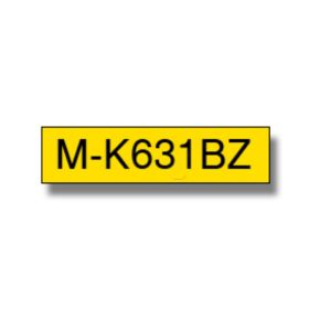 Image du produit pour Brother MK631BZ P-Touch noire sur jaune 12mm x 8m pour P-Touch