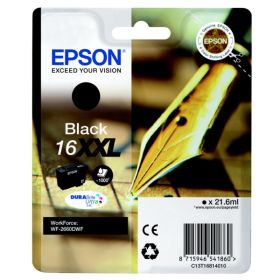 Image du produit pour Epson C13T16814010 - 16XXL Cartouche d'encre noire