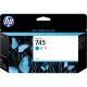 Image du produit pour HP F9J97A - 745 Cartouche d'encre cyan 130ml pour HP DesignJet Z 2600