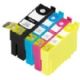 Image du produit pour Pack 4X cartouche compatible Epson C13T34764010 / 34XL - CMYK - 3950 pages