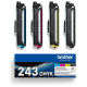 Image du produit pour Pack 4X Toner original Brother TN-243 - CMYK - 4000 pages