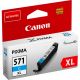 Image du produit pour Cartouche original Canon 0332C001 / CLI-571CXL - cyan - 680 pages