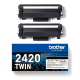 Image du produit pour Toner original Brother TN-2420TWIN - noir - 3000 pages