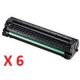 Image du produit pour Pack 6X toner compatible Samsung SU738A / MLTD1042X - 9000 pages