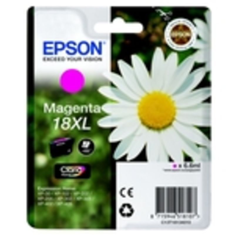 Original Epson C13T 18134010 / 18XL Cartouche d'encre magenta