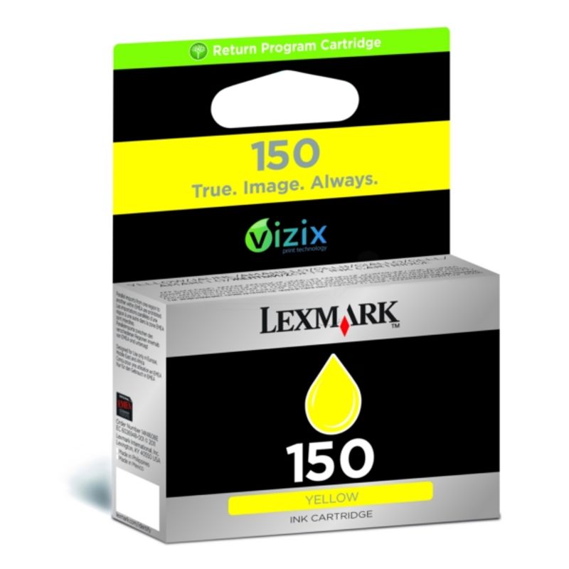Lexmark 150 - 14N1610E Cartouche d'encre jaune return program