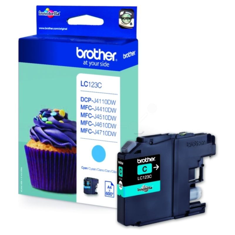 Brother LC123C Cartouche d'encre cyan