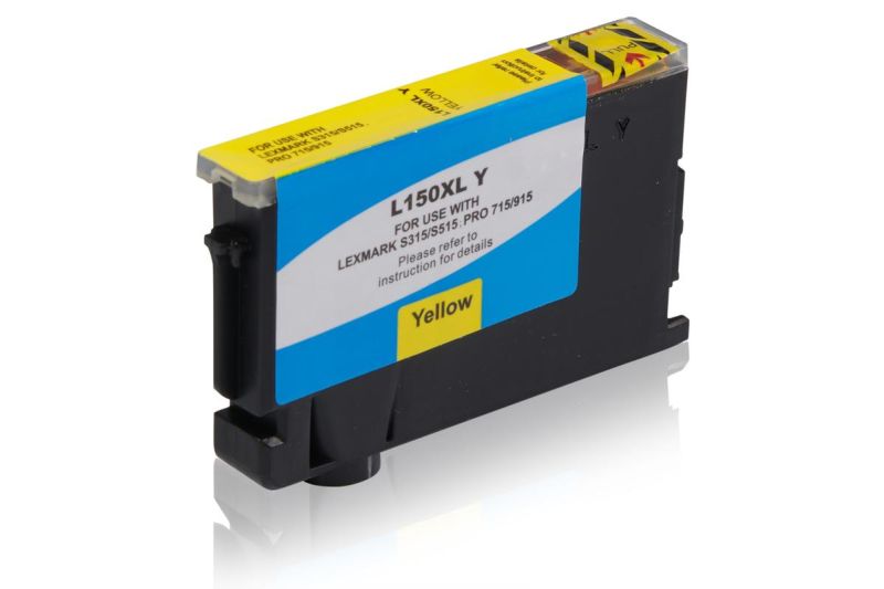 Cartouche compatible Lexmark 150XL - 14N1618E - jaune - XL