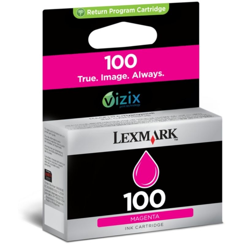 Lexmark 100 - 14N0901E Cartouche d'encre magenta return program