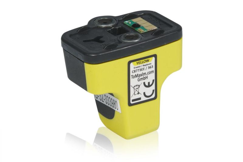 Cartouche compatible HP n°363 - C8773EE jaune - jaune