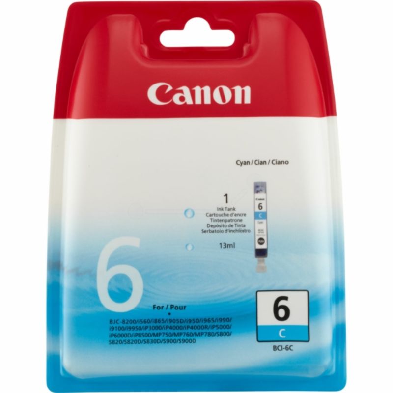 Canon BCI-6 C - 4706A002 Cartouche d'encre cyan