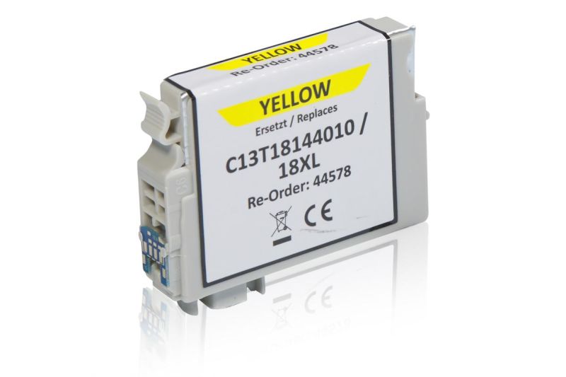 Cartouche compatible Epson 18XL - C13T18144012 - jaune - XL