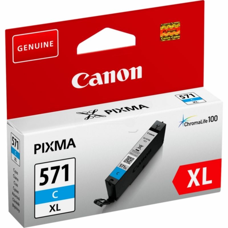 Canon 0332C001 - CLI-571 CXL Cartouche d'encre cyan