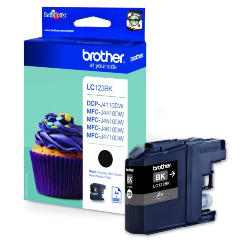 Brother LC123BK Cartouche d'encre noire