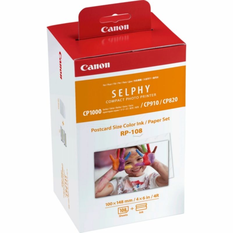 Canon 8568B001 - RP-108 Cartouche photo couleur + Papier 100x148 mm