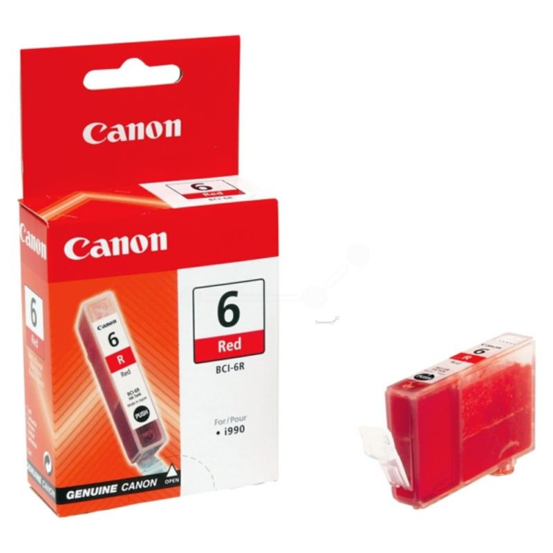 Canon BCI-6 R - 8891A002 Cartouche d'encre rouge