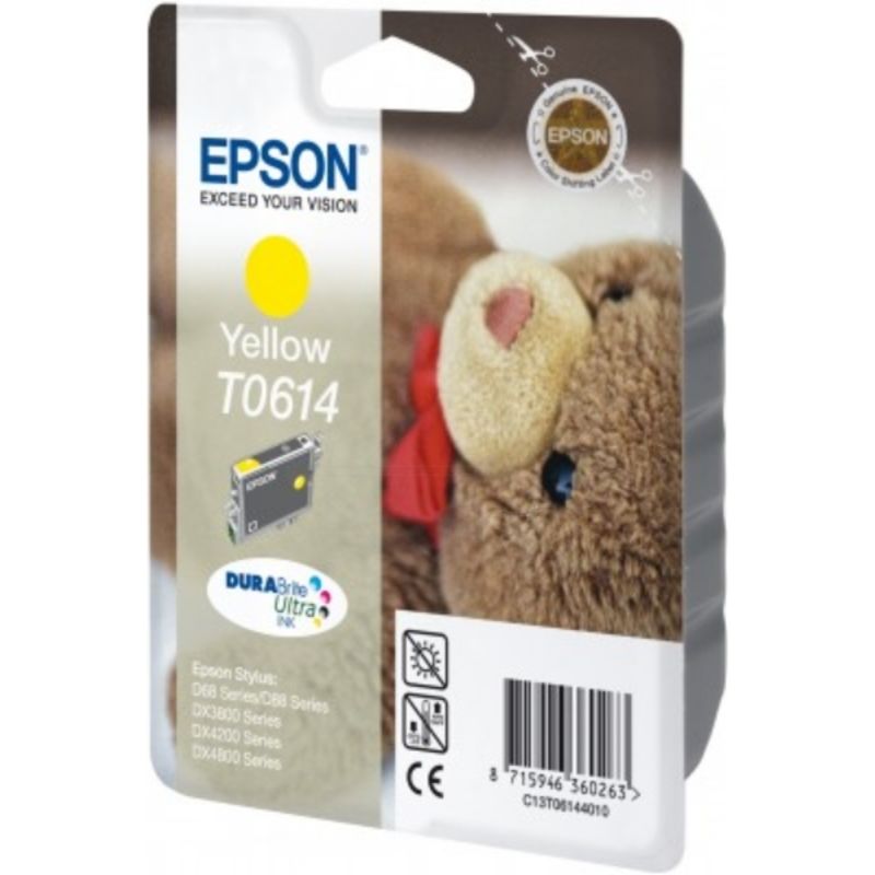 Epson T0614 - C13T06144010 Cartouche d'encre jaune