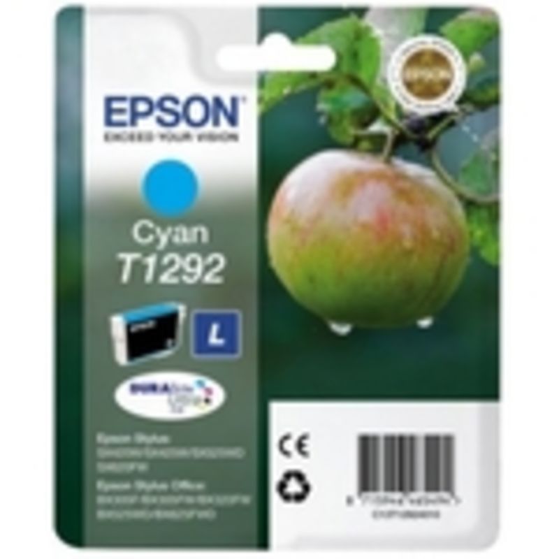 Original Epson C13T 12924010 / T1292 Cartouche d'encre cyan