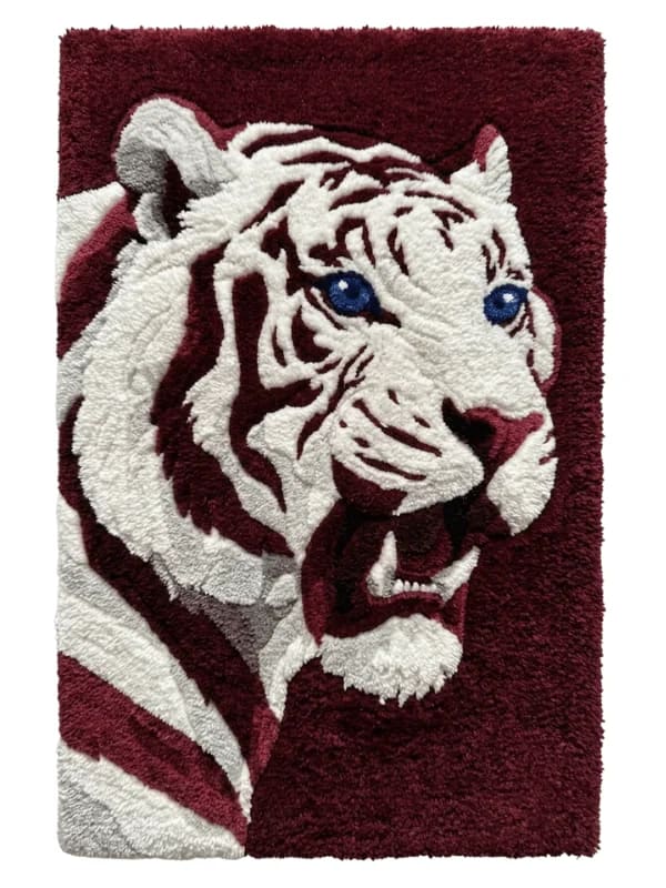 Baghra Crimson: The Crimson Royal Tiger Rug