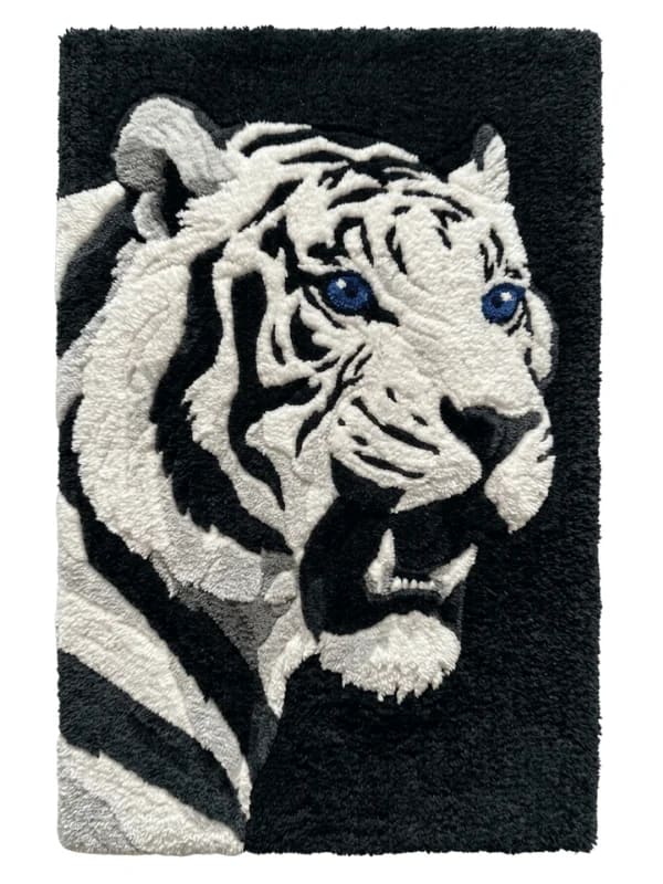 Baghra Onyx: The Noir Royal Tiger Rug