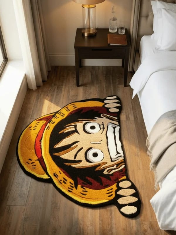 Luffy's Peak: The Peeking Anime Rug