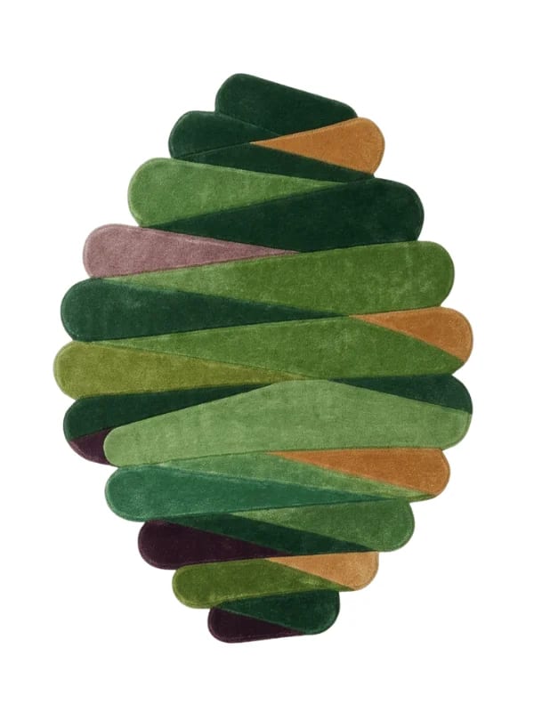 Shila: The Layered Pine Rug