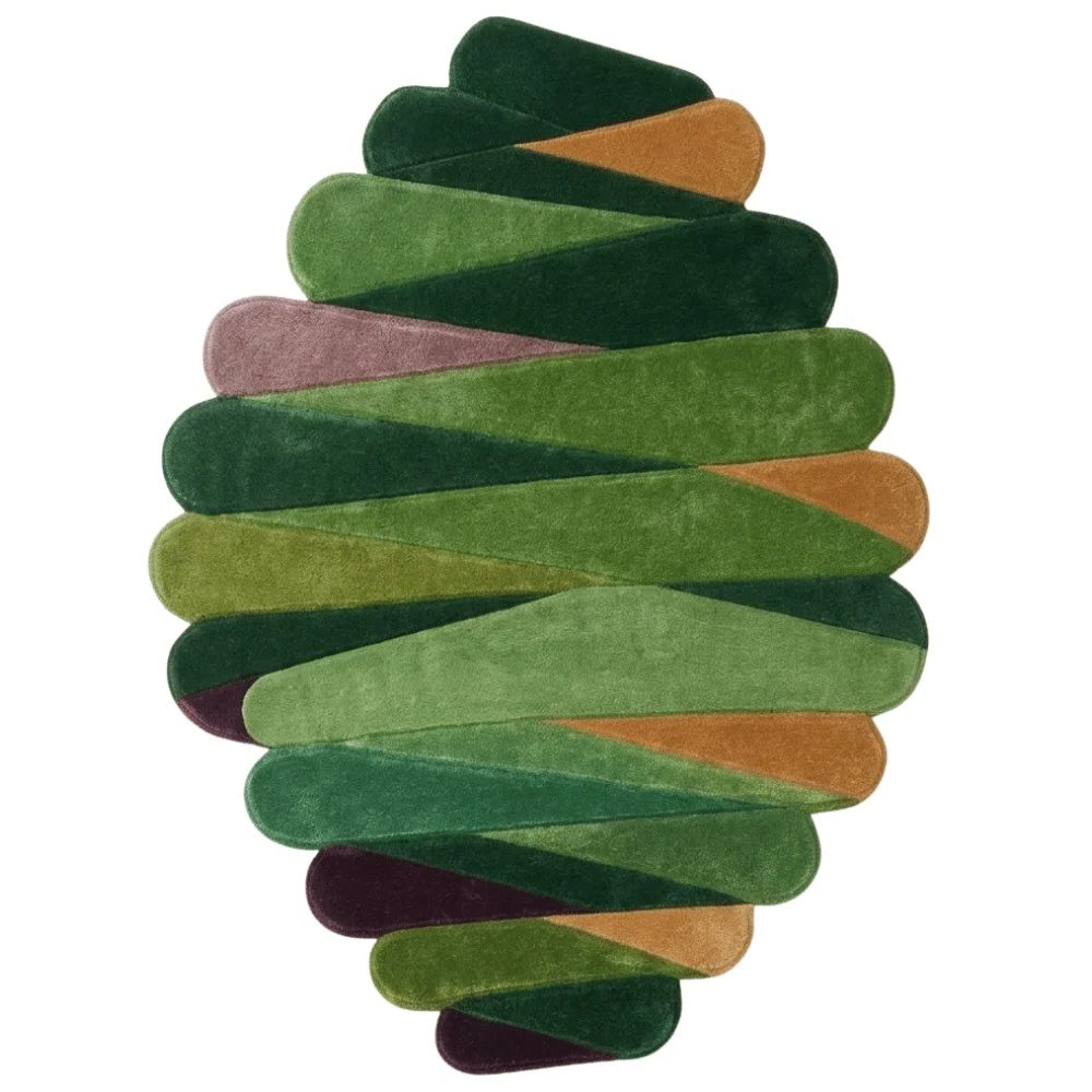 Shila: The Layered Pine Rug