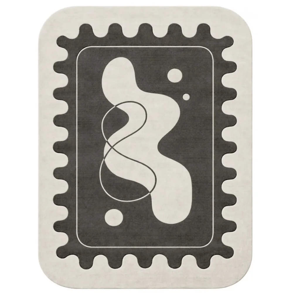 Rupa: The Abstract Fluid Frame Rug