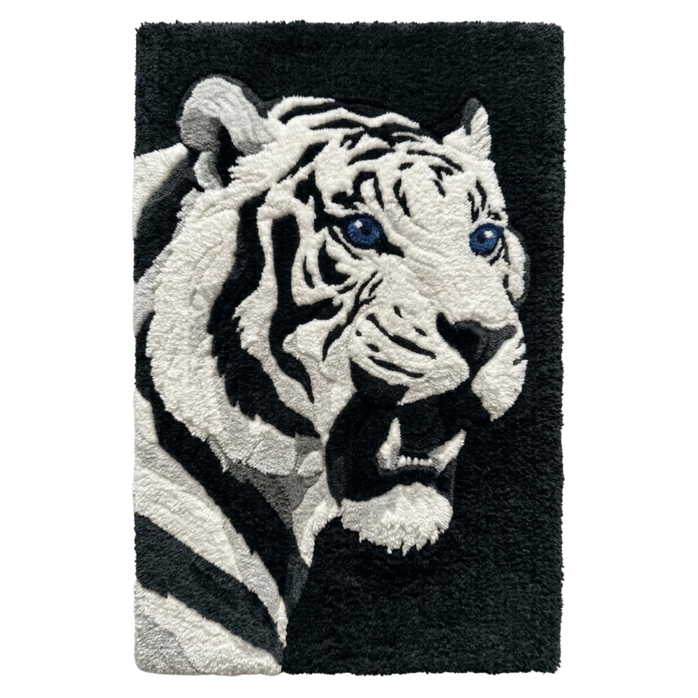 Baghra Onyx: The Noir Royal Tiger Rug