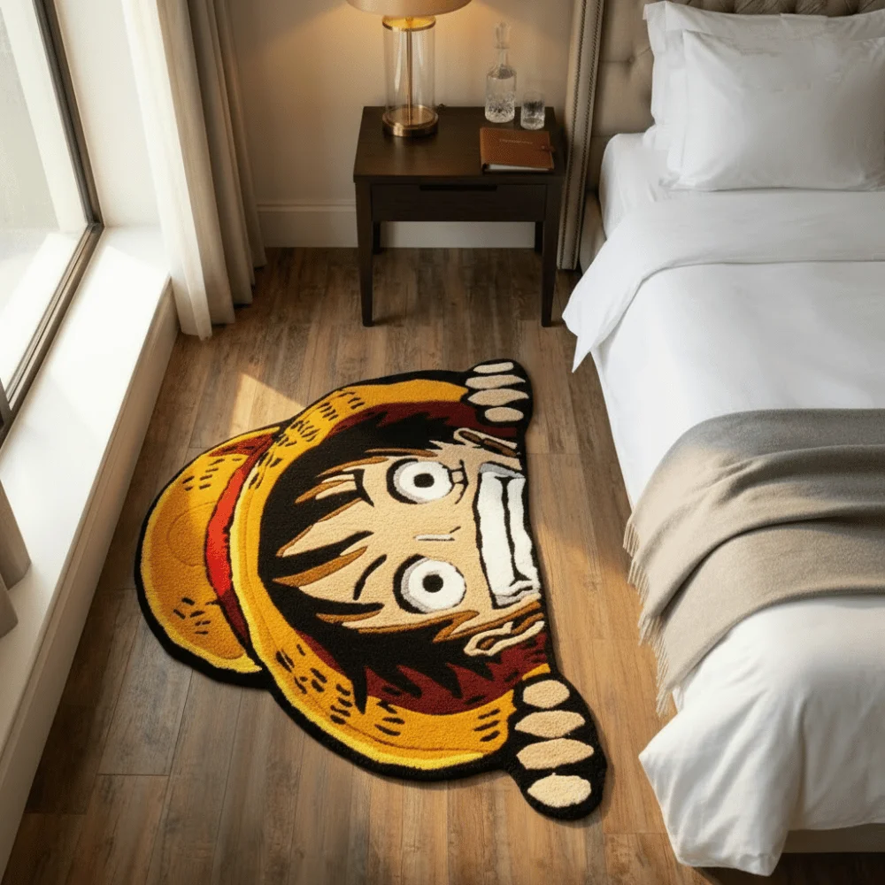 Luffy's Peak: The Peeking Anime Rug