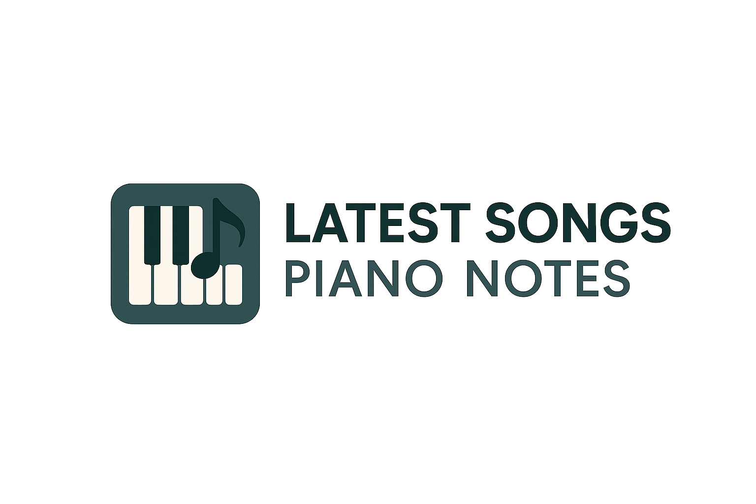 Latest Songs Piano Notes Logo