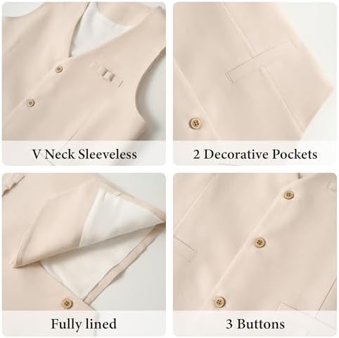 Vue 3 de Pieces Costume Garcon Mariage