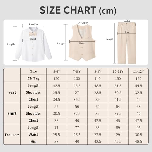 Vue 6 de Pieces Costume Garcon Mariage