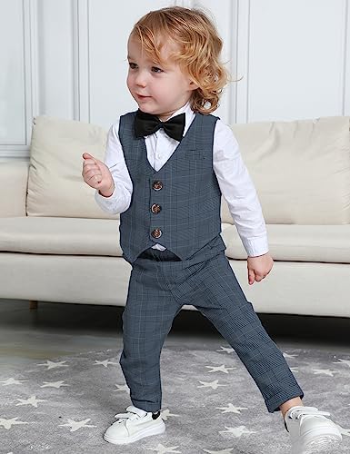 Vue 2 de Pcs Ensemble Costume Gentilhomme