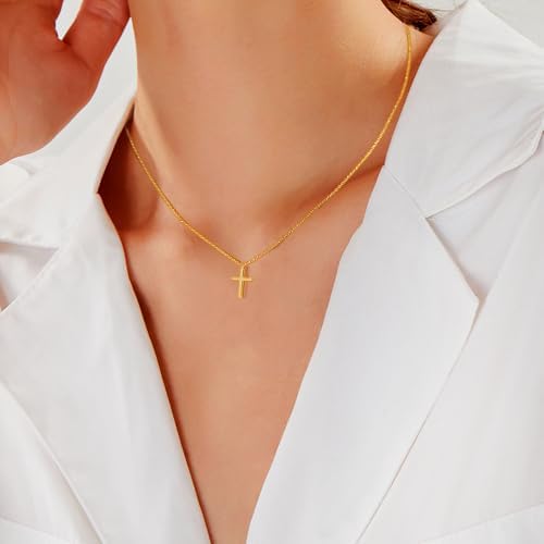Vue 5 de Collier Croix Femme Chretienne